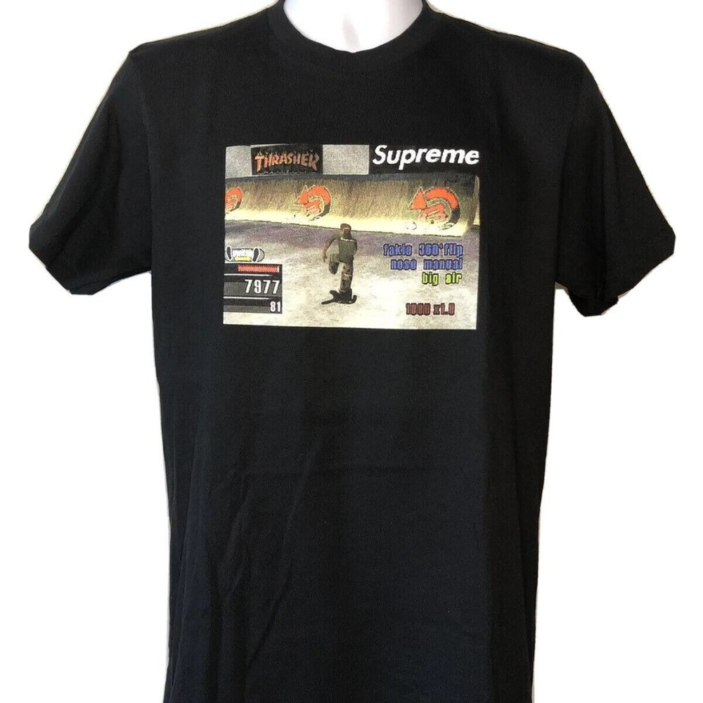 Supreme Thrasher Game Tee Black